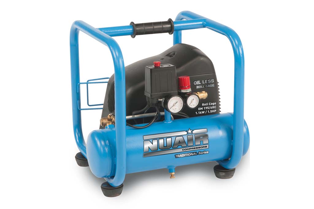 Nuair Roll Cage OM 195/6 Air Compressor
