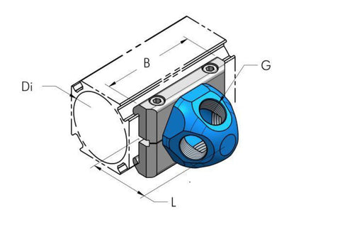 Teseo AP 4 Hole Female Outlet Plate Complete