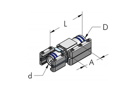 Teseo AP Reduction Straight Joint Complete