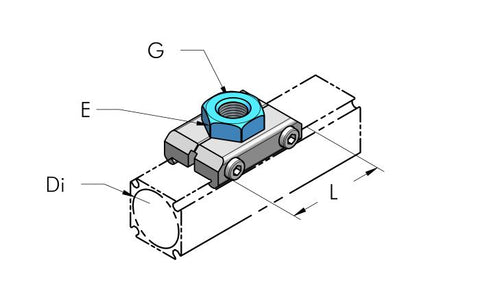 Teseo AP Female Outlet Plate Complete dimensional drawing