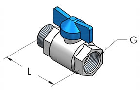 Teseo M/F Ball Valve